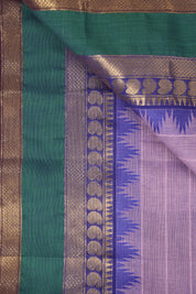 Lavender Kanchi Cotton Saree - SRLKCS1017