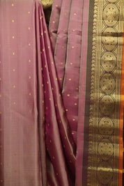 Peach Gadwal Silk Saree - SRPGSS654