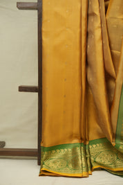 Golden Gadwal Silk Saree - SRGGSS649