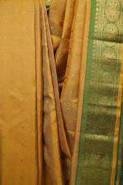 Golden Gadwal Silk Saree - SRGGSS649