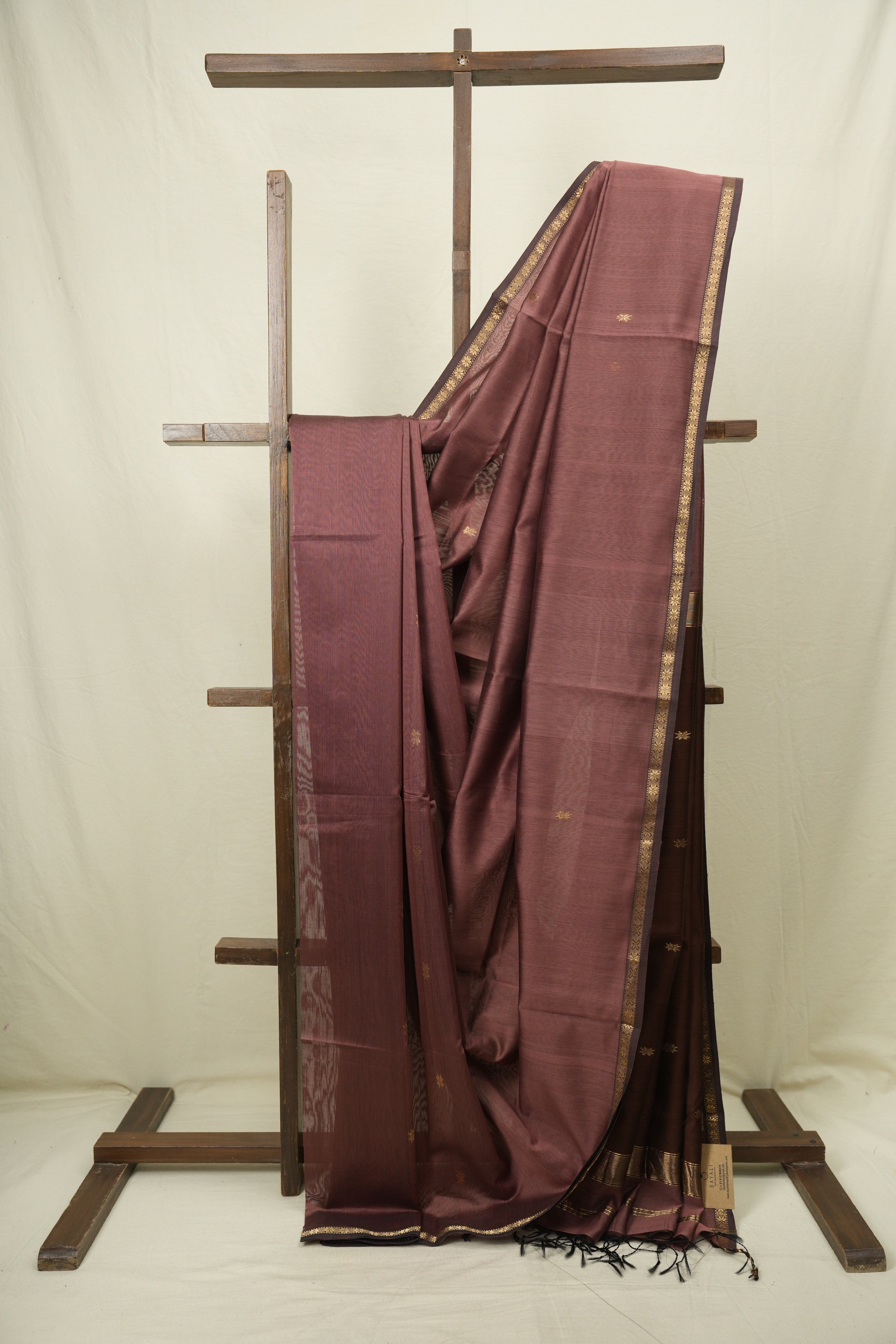 Peanut Pink Maheshwari Saree - SRPPMS1225