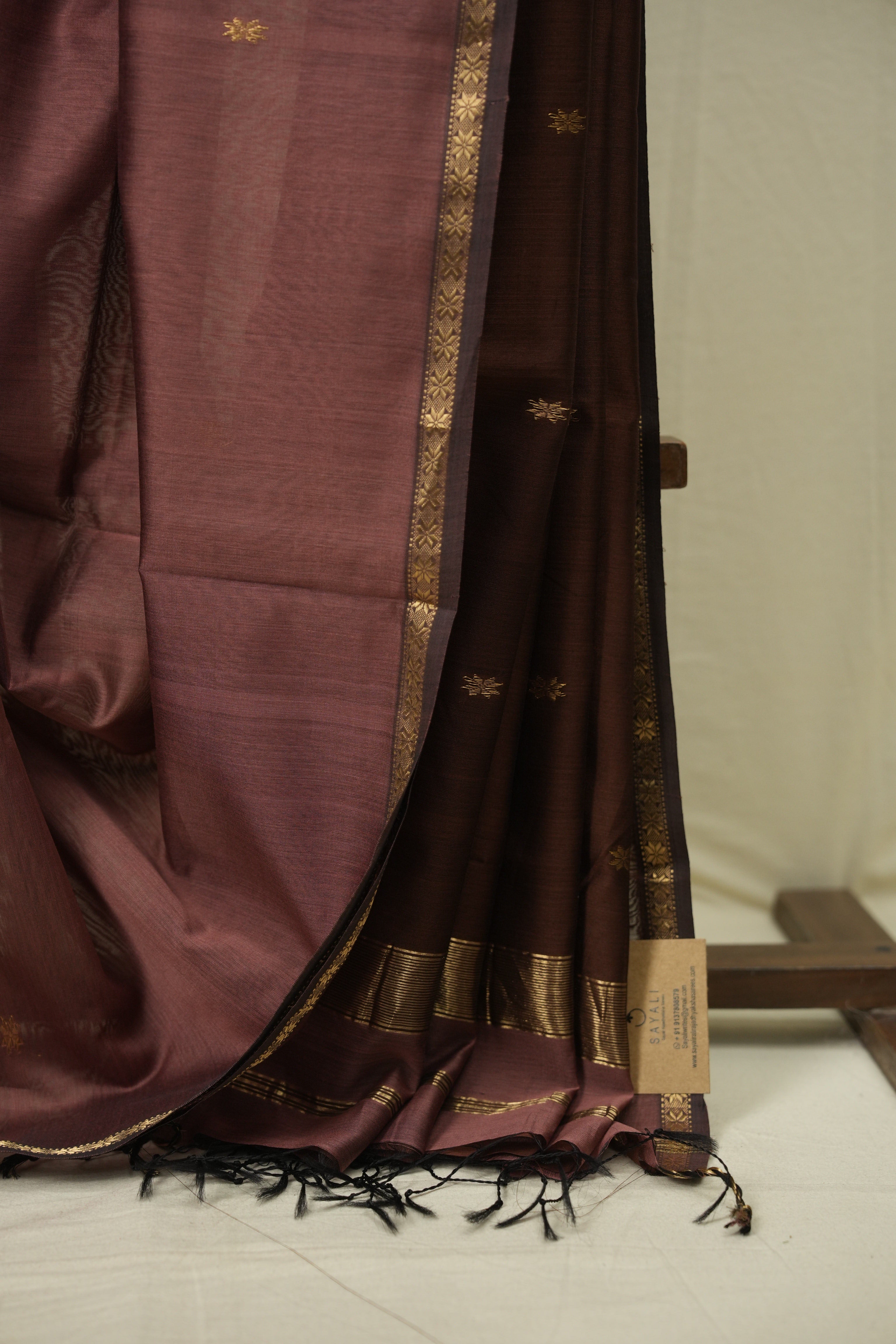 Peanut Pink Maheshwari Saree - SRPPMS1225