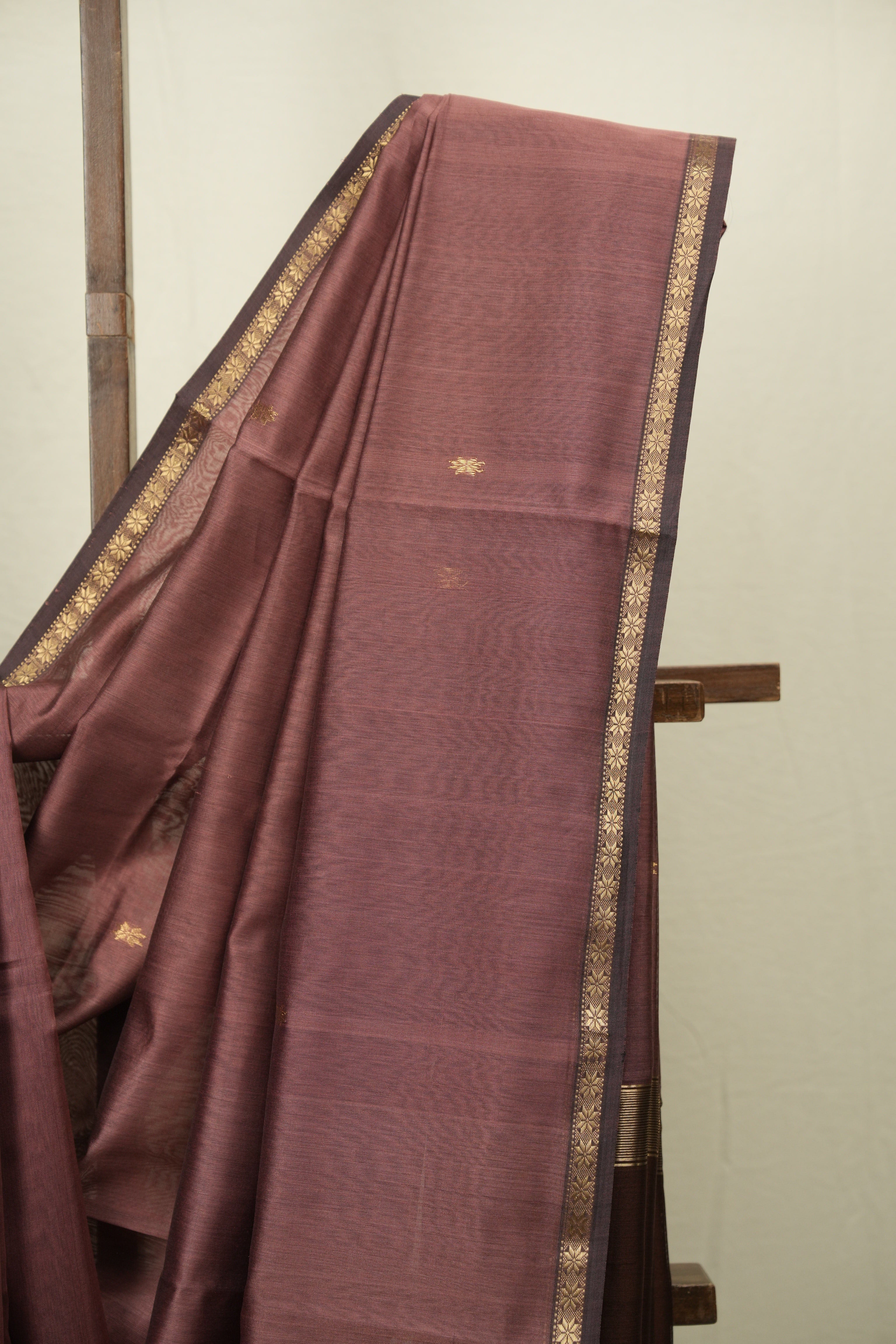 Peanut Pink Maheshwari Saree - SRPPMS1225