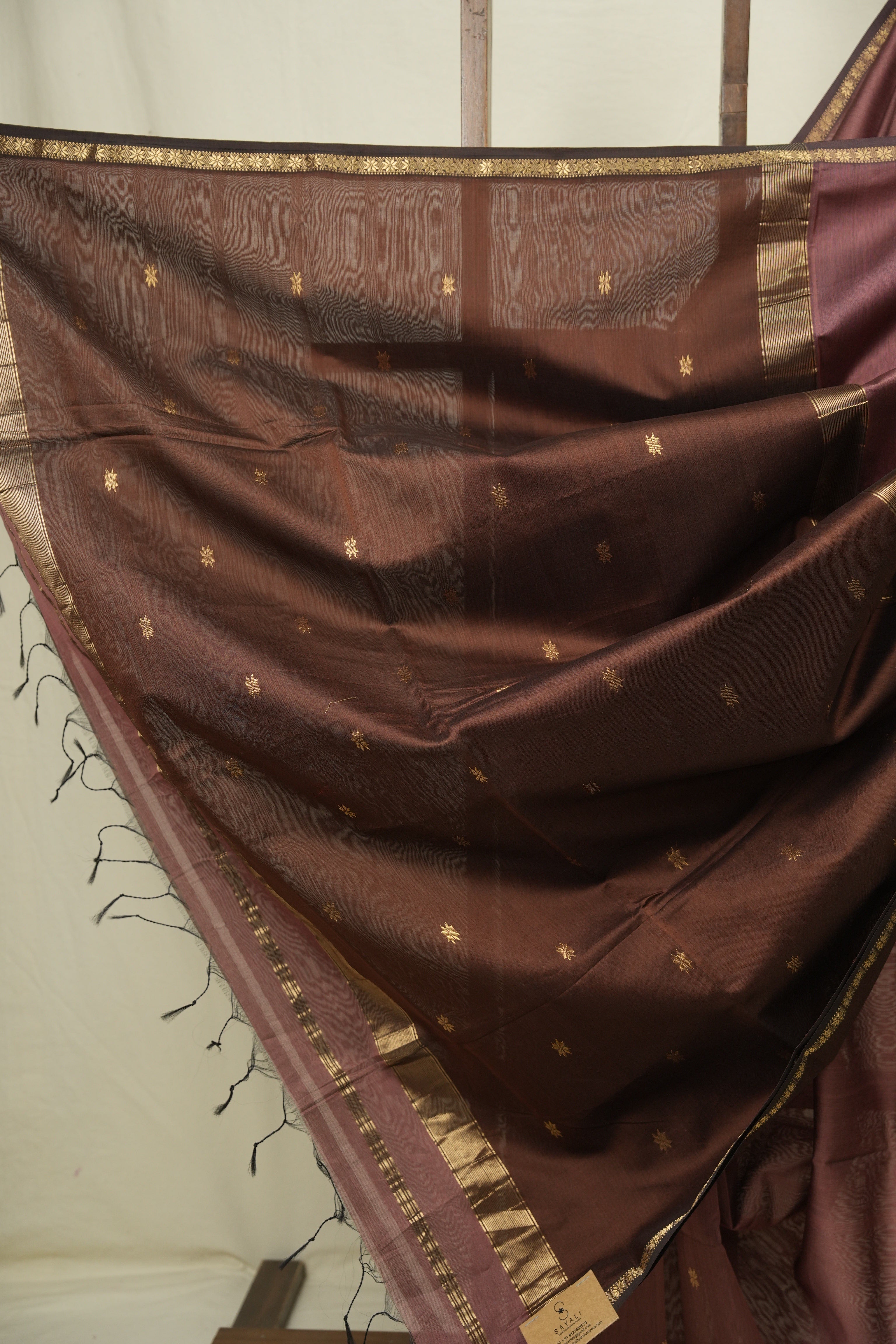 Peanut Pink Maheshwari Saree - SRPPMS1225