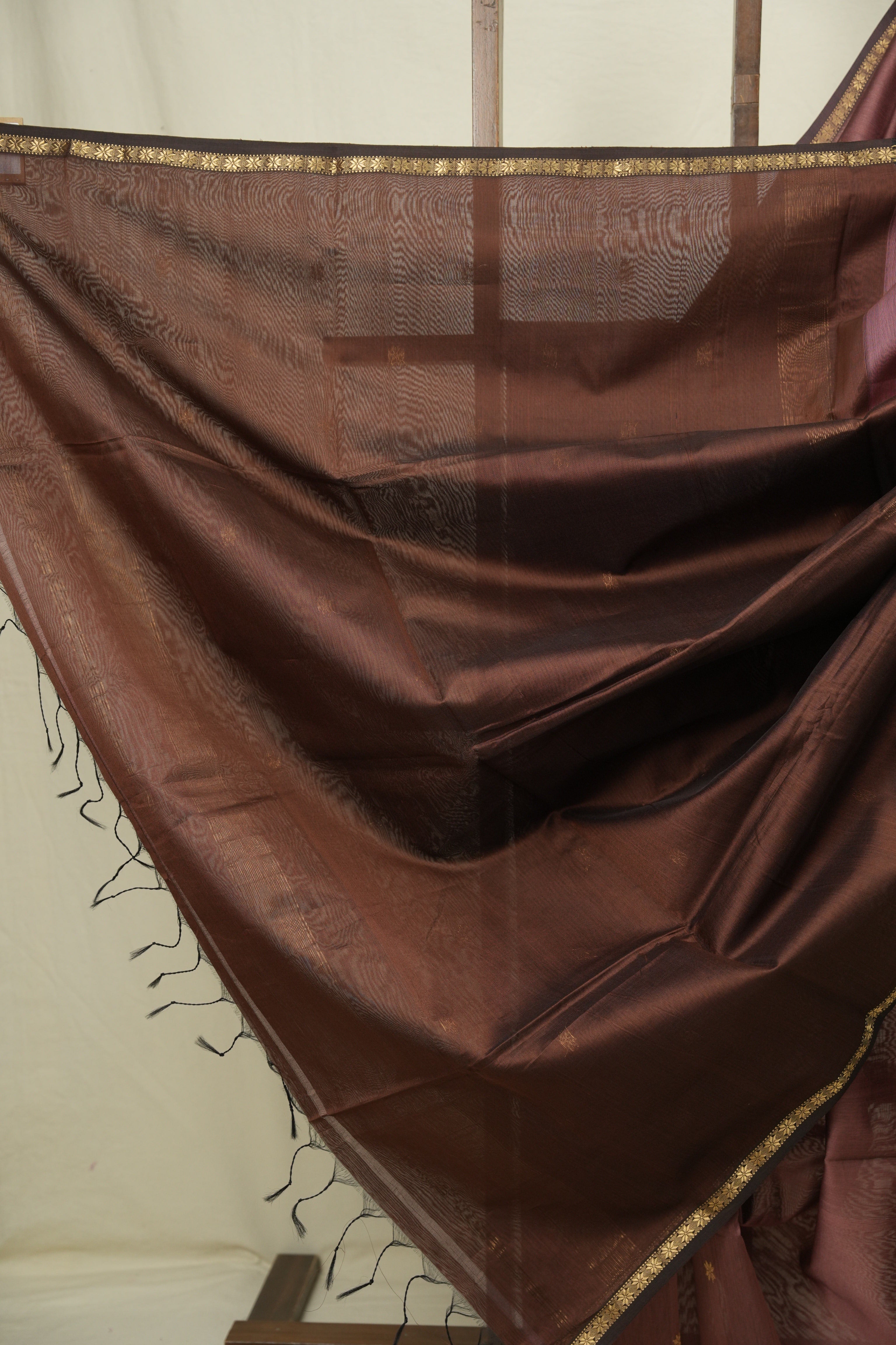 Peanut Pink Maheshwari Saree - SRPPMS1225