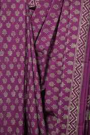 Rani Pink HBP Cotton Saree - SRRPCS2999