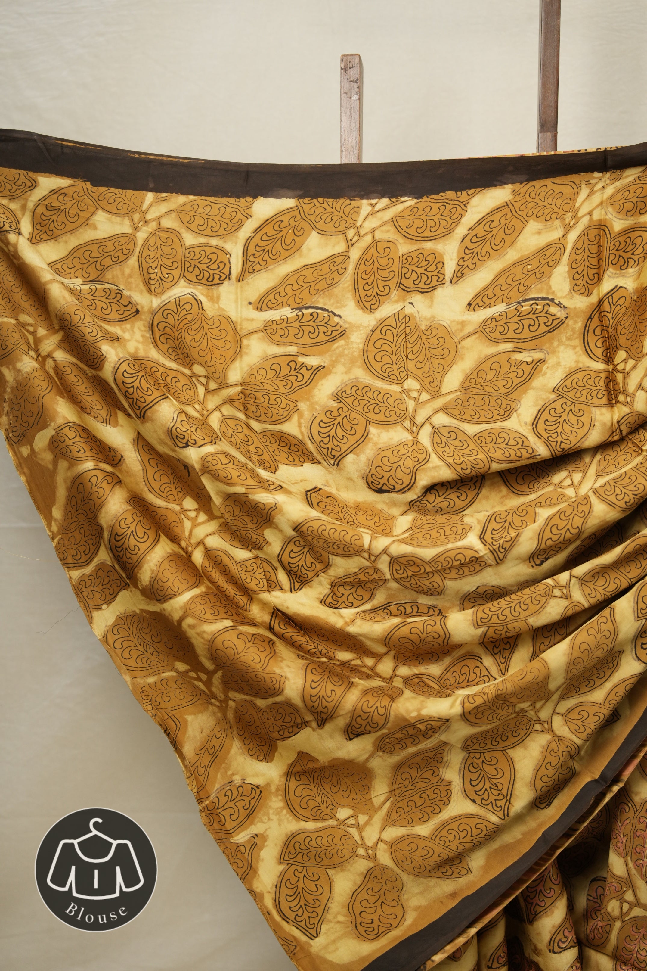 Brown Yellow HBP Modal Silk Saree - SRBYMSS432