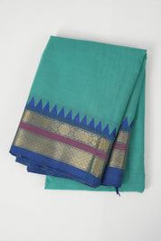 Rama Green Kanchi Cotton Saree - SRRGKCS1030