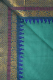 Rama Green Kanchi Cotton Saree - SRRGKCS1030