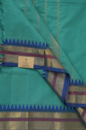 Rama Green Kanchi Cotton Saree - SRRGKCS1030