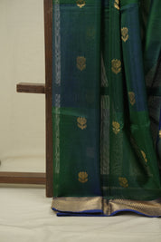 Green Maheshwari Saree - SRGMS1234
