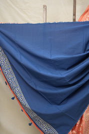 Peach HBP Cotton Saree - SRPCS2985