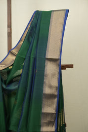 Green Maheshwari Saree - SRGMS1234