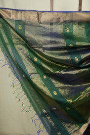 Green Maheshwari Saree - SRGMS1234