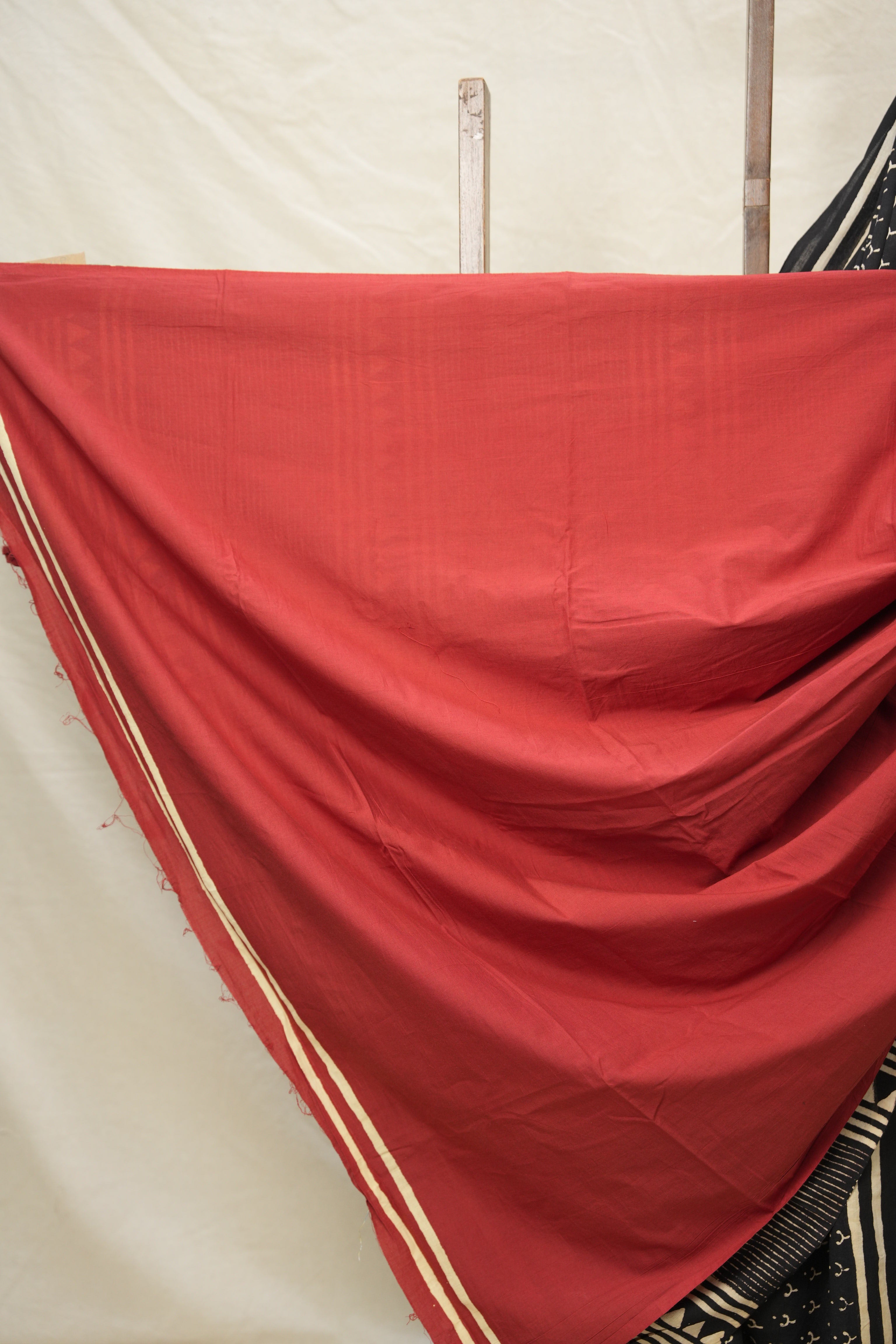 Black - White HBP Cotton Saree - SRBWCS2996