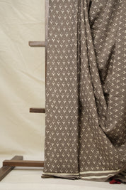 Tan HBP Cotton Saree - SRTCS2986