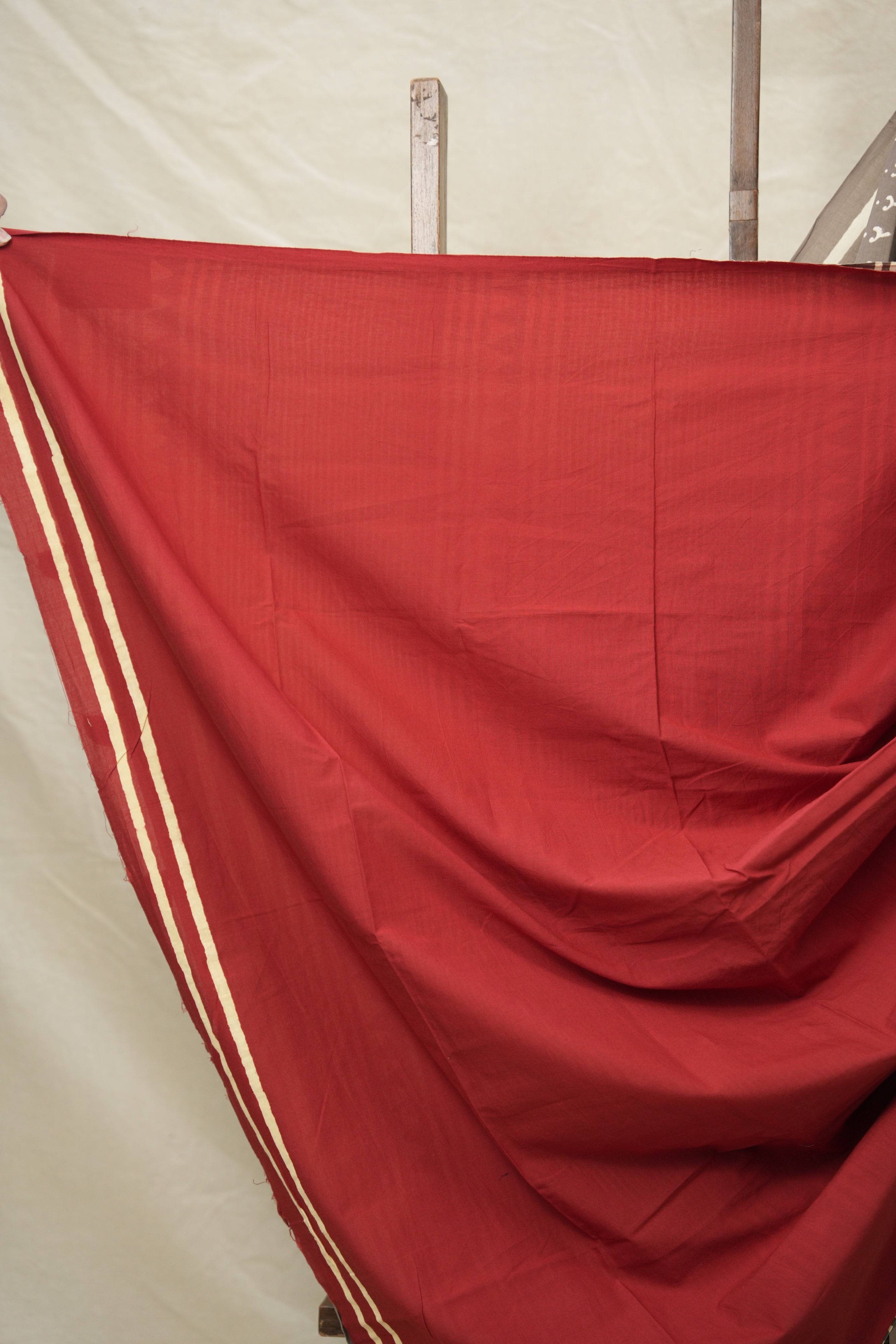 Tan HBP Cotton Saree - SRTCS2986