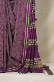 Rani Pink HBP Cotton Saree - SRRPCS2987