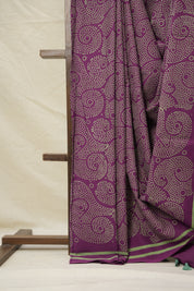 Rani Pink HBP Cotton Saree - SRRPCS2987