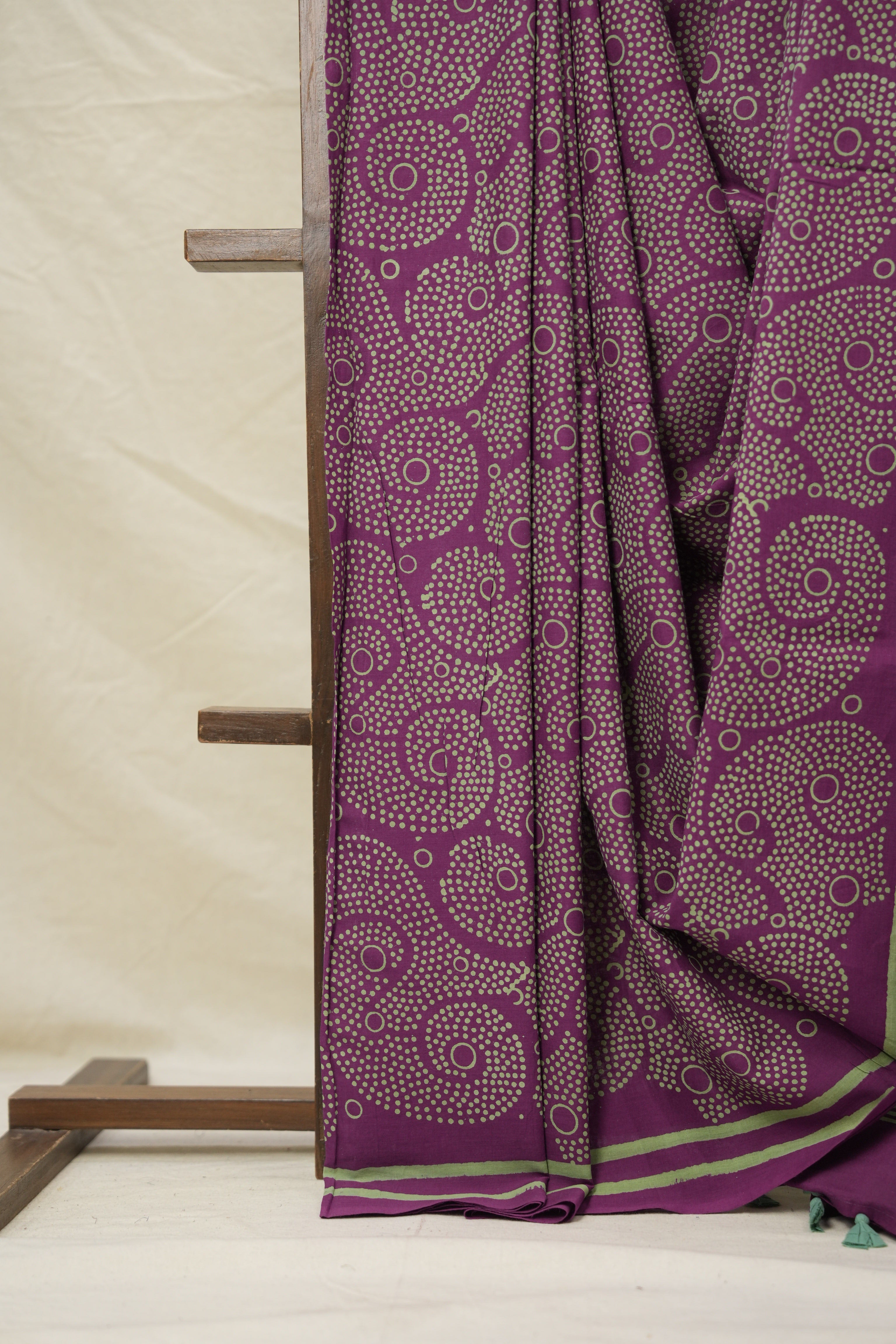 Rani Pink HBP Cotton Saree - SRRPCS2987