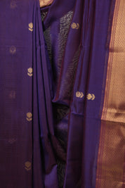 Purple Maheshwari Saree - SRPMS1227