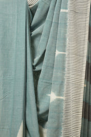 Mint Green Pochampalli Cotton Ikat Saree - SRMGPCIS682