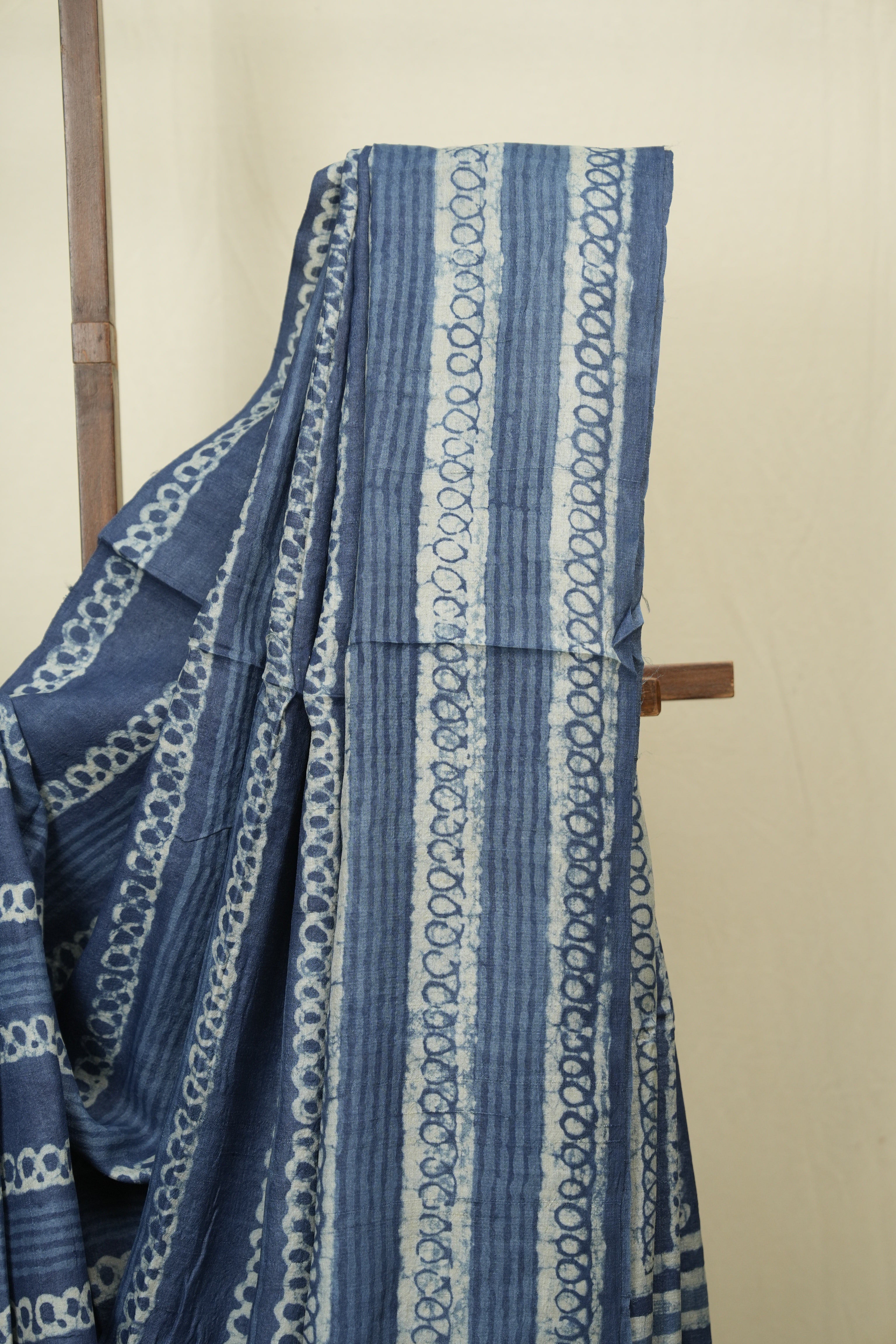 Blue HBP Tussar Silk Saree - SRBHTSS753