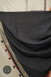 Brick Red HBP Cotton Saree - SRBRCS2981