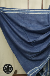 Blue HBP Tussar Silk Saree - SRBHTSS753