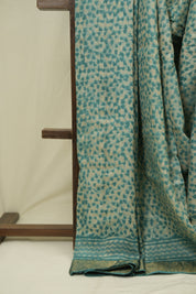 Aqua Beige  HBP Tussar Silk Saree - SRABHTSS754