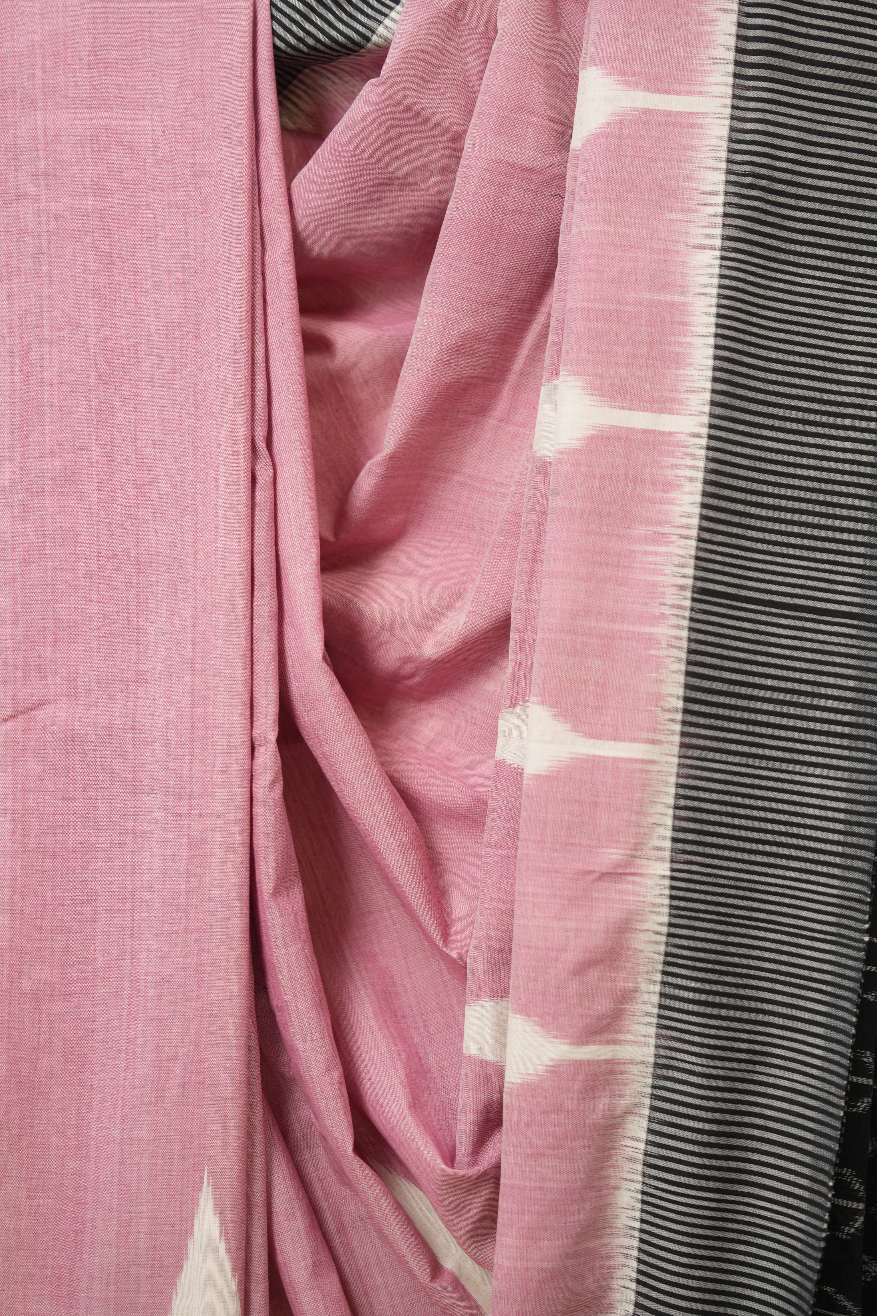 Pink Pochampalli Cotton Ikat Saree - SRPPCIS683