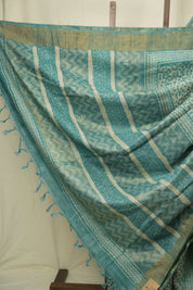 Aqua Beige  HBP Tussar Silk Saree - SRABHTSS754
