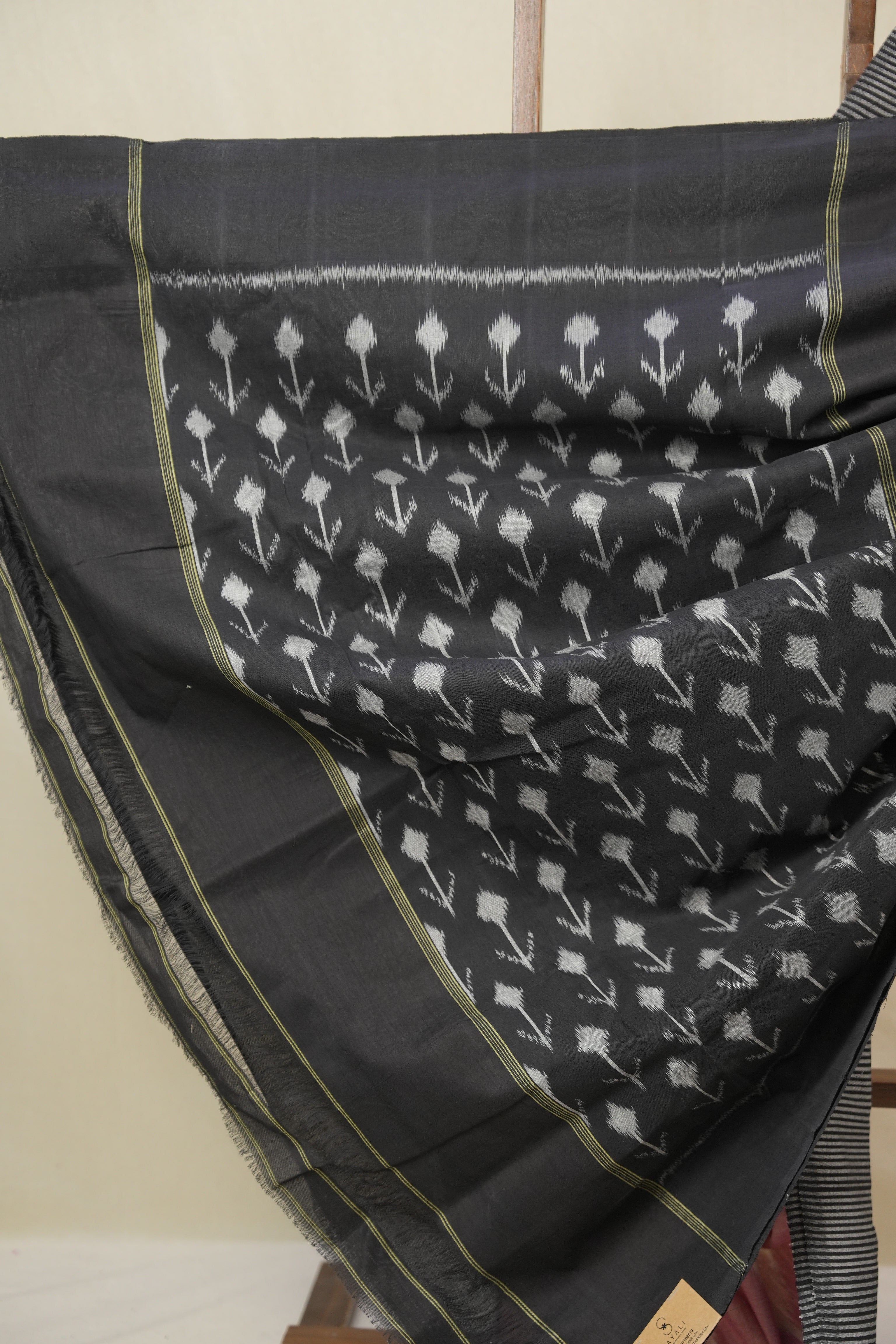 Pink Pochampalli Cotton Ikat Saree - SRPPCIS683