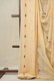 Peach Bengal Mul Cotton Saree - SRPBMCS047
