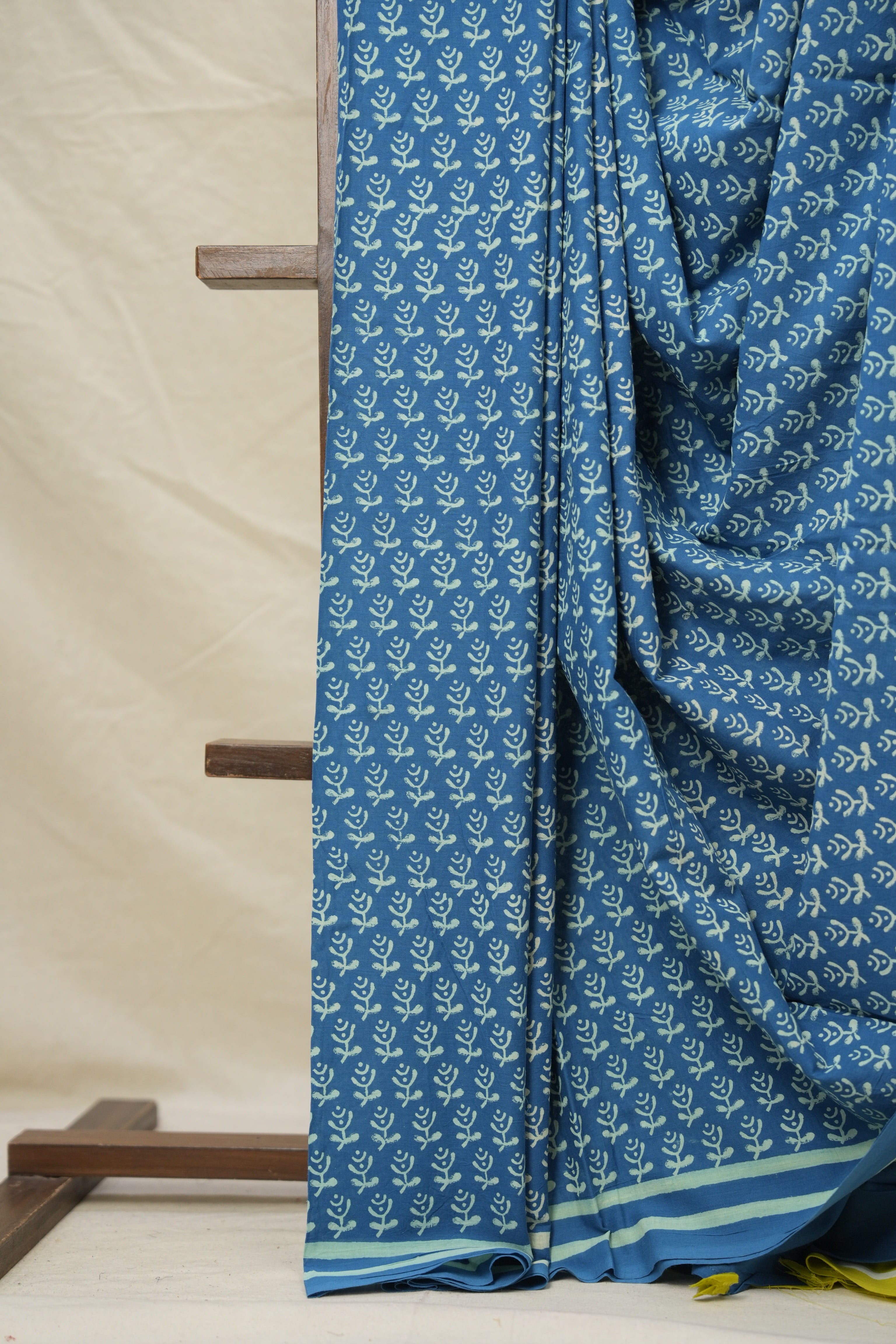 Blue HBP Cotton Saree - SRBCS2983
