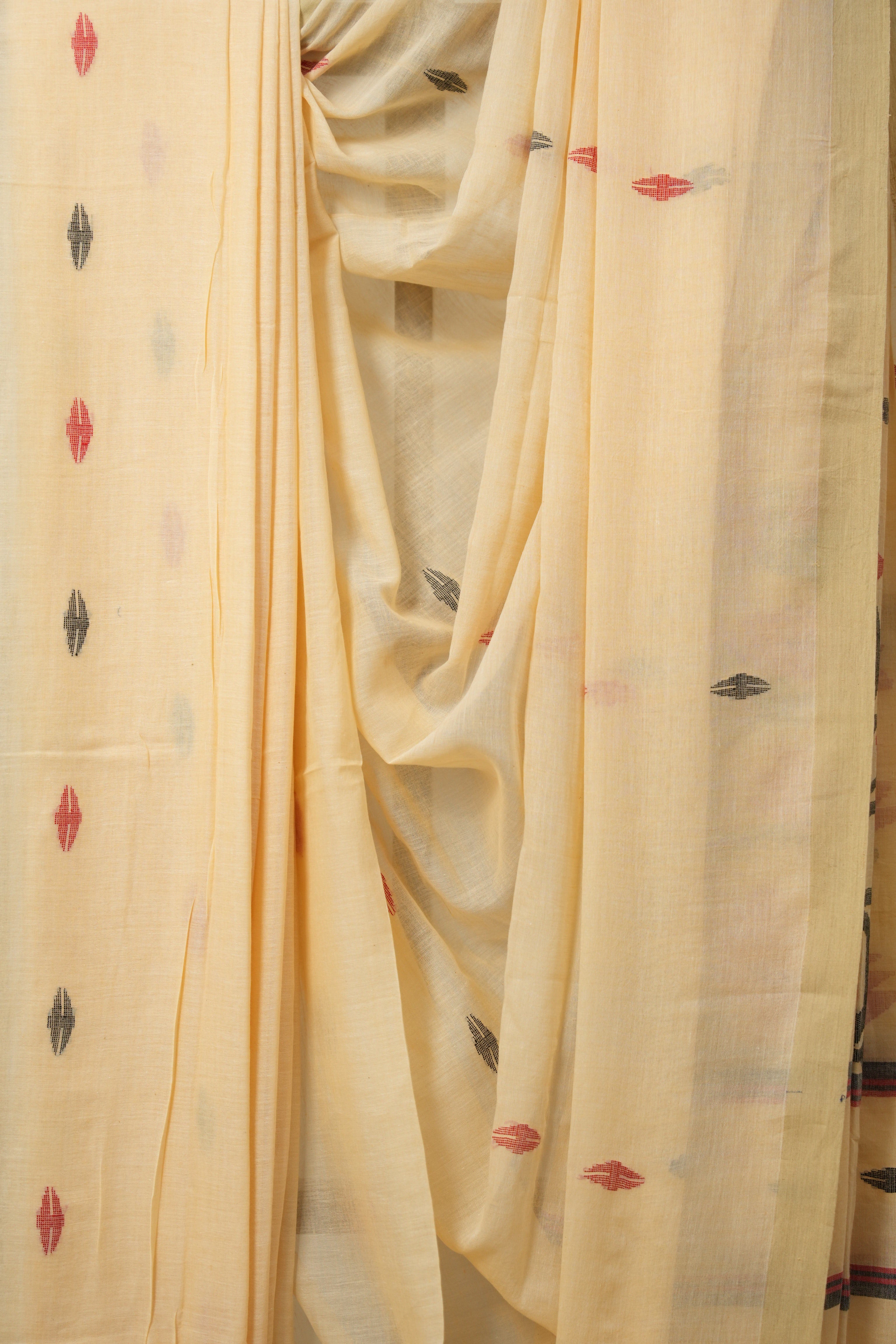 Peach Bengal Mul Cotton Saree - SRPBMCS047