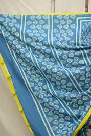 Blue HBP Cotton Saree - SRBCS2983