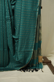 Green Maheshwari Saree - SRGMS1213