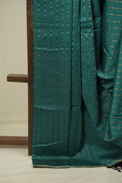 Green Maheshwari Saree - SRGMS1217