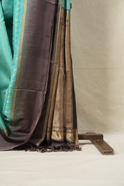 Turquoise Soft Silk Saree - SRTSSS319