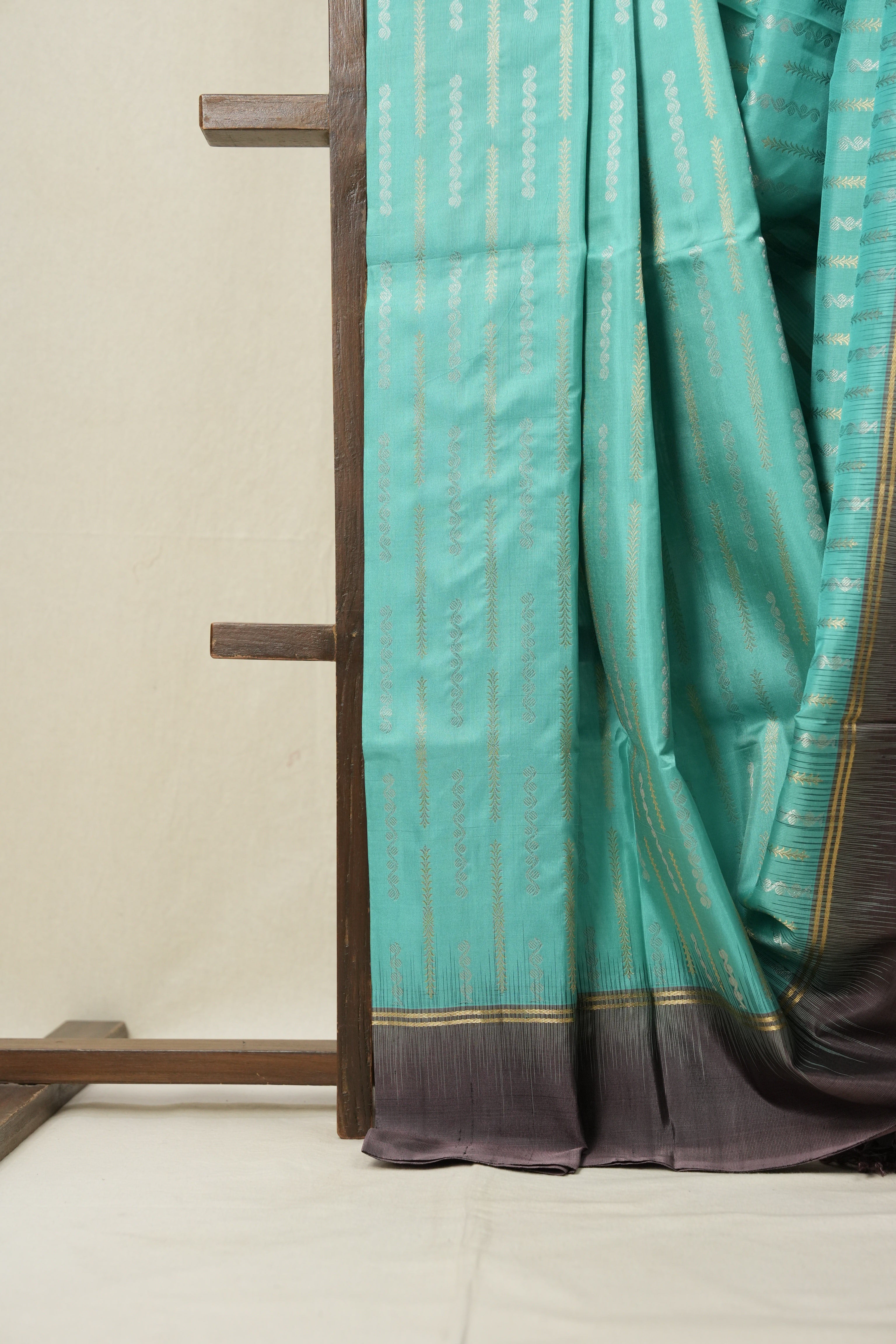 Turquoise Soft Silk Saree - SRTSSS319