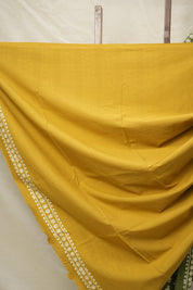 Olive Green HBP Cotton Saree - SROGCS2984