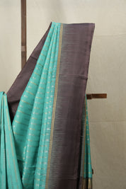 Turquoise Soft Silk Saree - SRTSSS319