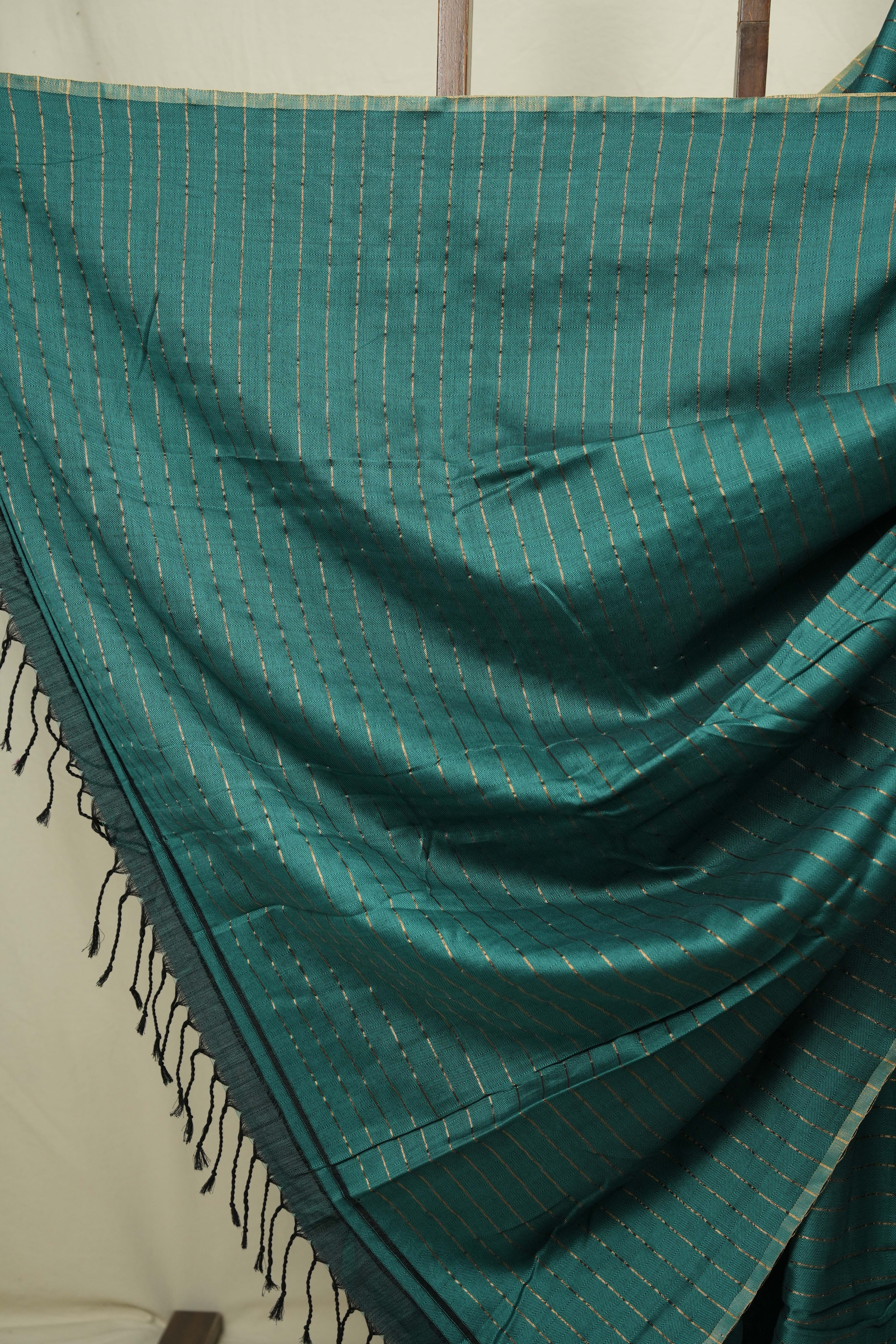 Green Maheshwari Saree - SRGMS1213