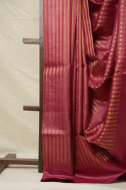 Onion Pink Tussar Silk Saree - SROPTSS1752