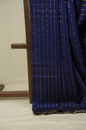 Blue Maheshwari Saree - SRBMS1216