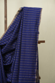 Blue Maheshwari Saree - SRBMS1216