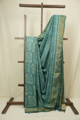 Teal Green HBP Tussar Silk Saree - SRTGHTSS761