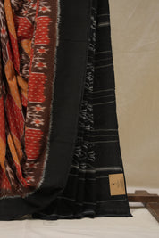 Multicolour Pochampalli Cotton Ikat Saree - SRMCPCIS708
