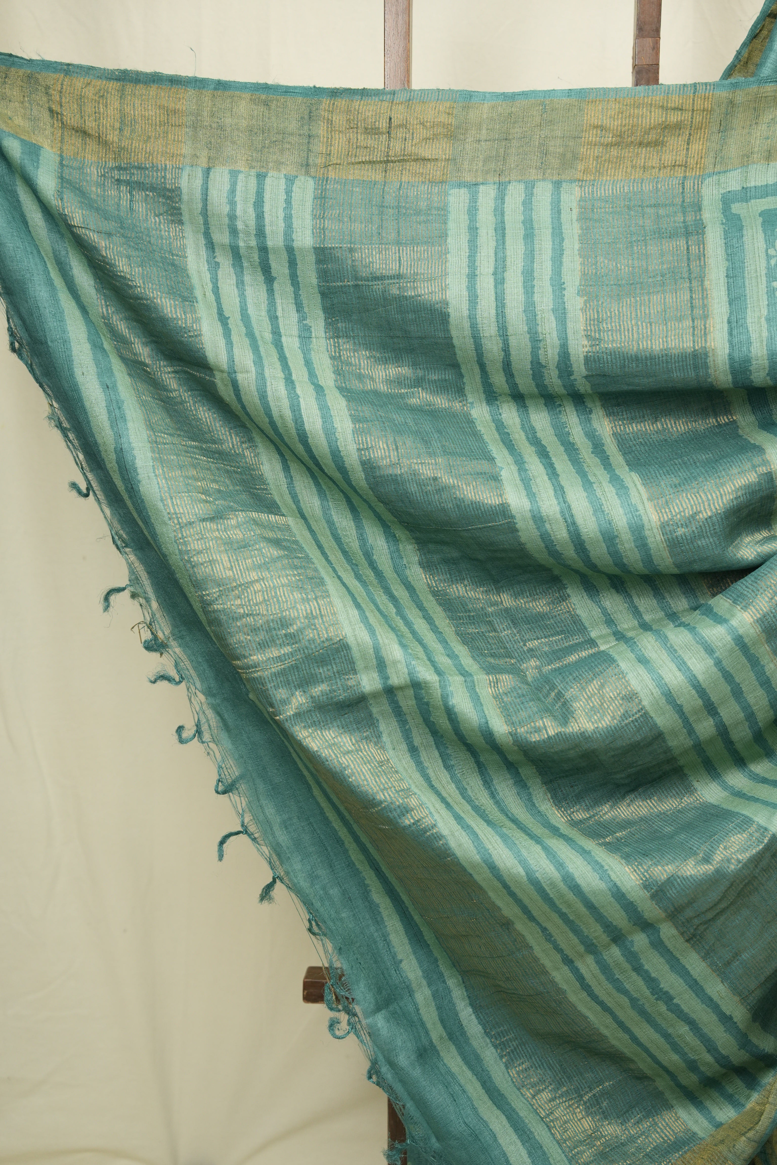 Teal Green HBP Tussar Silk Saree - SRTGHTSS761